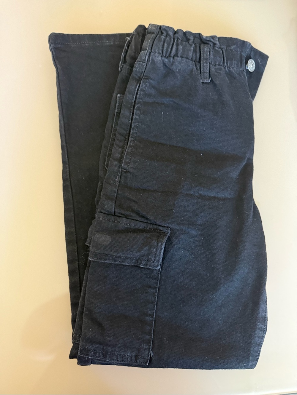 Epic Threads Black Cargo Pants with Elastic Waist